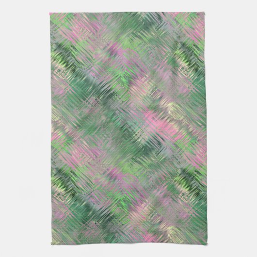 Jade Green Crystal Gel Pattern Handtuch (Vertikal)