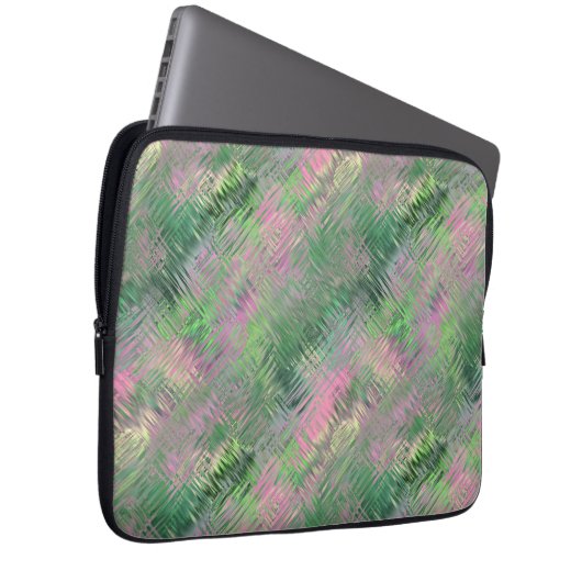 Jade Green Crystal Gel Pattern Laptopschutzhülle (Vorne Rechts)