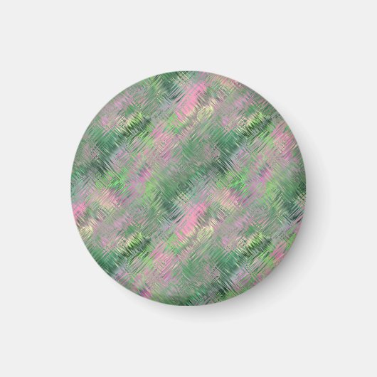 Jade Green Crystal Gel Pattern Magnet (Vorne)