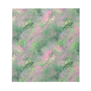 Jade Green Crystal Gel Pattern Notizblock