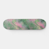 Jade Green Crystal Gel Pattern Skateboard (Horizontal)