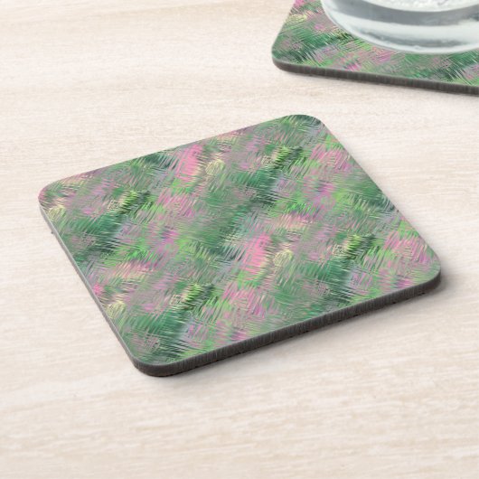 Jade Green Crystal Gel Pattern Untersetzer (Linke Seite)