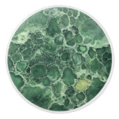 Jade Green Gemstone Pattern Keramikknauf (Vorderseite)