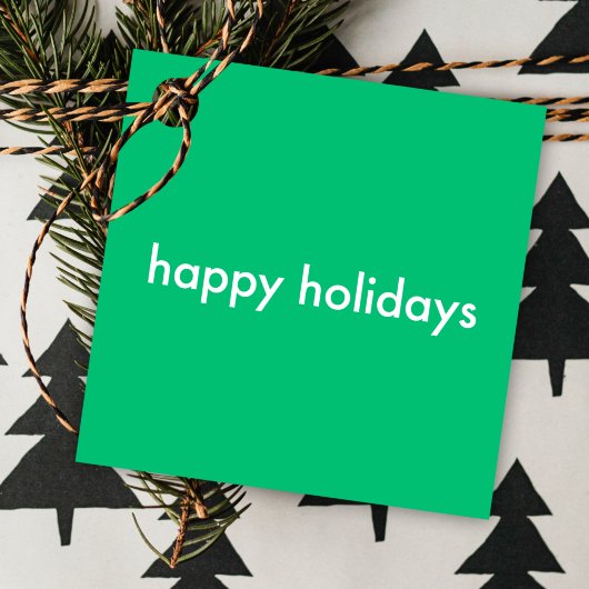 Jade Green Minimalistisch | Schlicht lebendige ein Geschenkanhänger