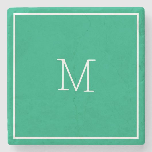 Jade Green Sandstone Untersetzer (Vorderseite)