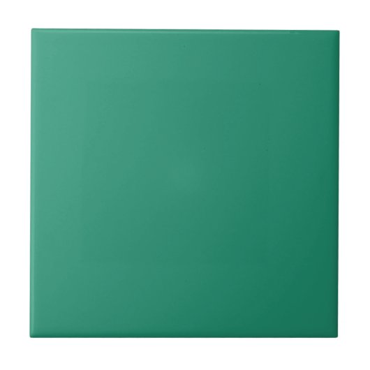 Jade Green Solid Color Tile Fliese (Vorderseite)