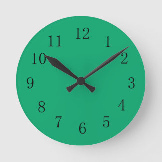Jade Green Wall Clock Runde Wanduhr