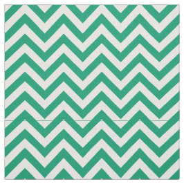 Jade Green, White LG Zickzack ZigZag Muster 12I Stoff