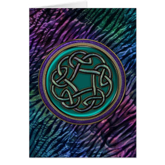 Jade-Grün-Metallceltic-Knoten