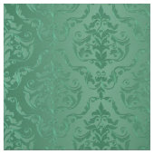 Jade-Grün-Vintager Art-Damast Stoff (Muster)