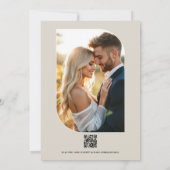 Jade Haze, Alpine Teal & Snow Mint Floral Wedding Einladung (Rückseite)