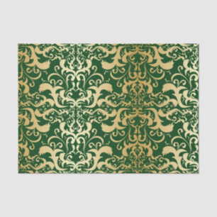 Jade,Imitate Gold,Damasken,Vintag,antik,Muster,Chi Seidenpapier