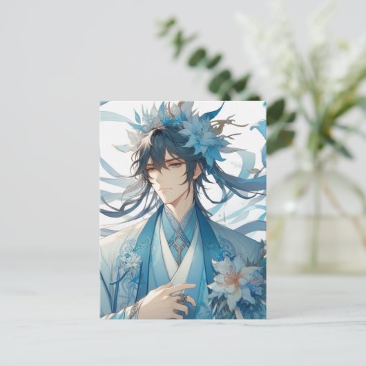 Jade Journeyman Postkarte (Stehend Vorderseite)