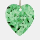 Jade Keramik Ornament (Rechts)