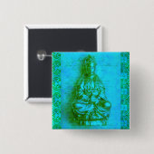 Jade Kwan Yin Button (Vorne & Hinten)