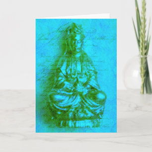 Jade Kwan Yin card Karte