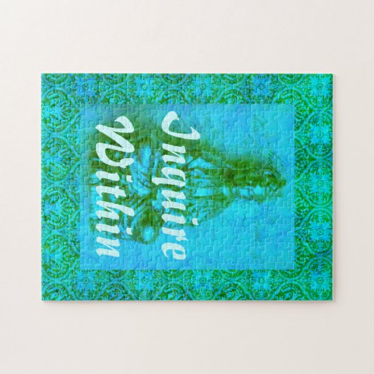 Jade Kwan Yin Puzzle (Horizontal)