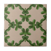 Jade Lattice in Beige Fliese (Vorderseite)