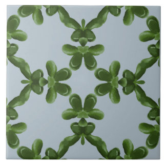 Jade Lattice in Clear Water Fliese