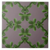 Jade Lattice in Dusty Lilac Fliese (Vorderseite)
