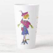 Jade - Leben als Kunst-Latte-Tasse Milchtasse (Vorderseite)