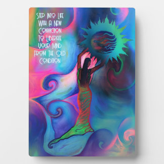 JADE Liberation Tabletop Plaque mit Easel Fotoplatte