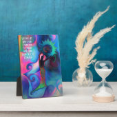 JADE Liberation Tabletop Plaque mit Easel Fotoplatte (Seite)