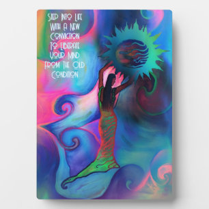 JADE Liberation Tabletop Plaque mit Easel Fotoplatte