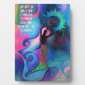 JADE Liberation Tabletop Plaque mit Easel Fotoplatte