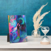 JADE Liberation Tabletop Plaque mit Easel Fotoplatte (Seite)