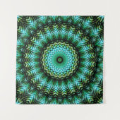 Jade-Mandala Wandteppich (Vorderseite (Horizontal))