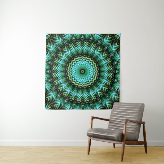 Jade-Mandala Wandteppich (Beispiel)