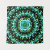 Jade-Mandala Wandteppich (Vorderseite)