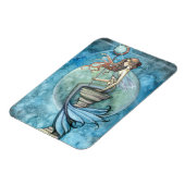 Jade Moon Mermaid Premium Vinyl Magnet (Linke Seite)