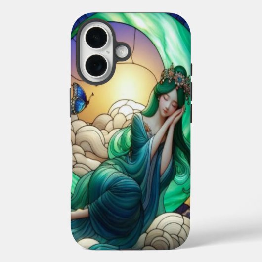 Jade Moon Ruheling Handy-Fall Case-Mate iPhone Hülle (Rückseite)