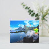 Jade Mountain Resort Postcard Postkarte (Stehend Vorderseite)