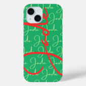 Jade Name Design Pattern Case-Mate iPhone Hülle (Rückseite)