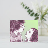 Jade & Novan | EL Postkarte (Stehend Vorderseite)