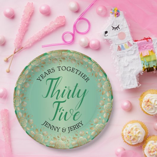 Jade-Papierplatte Pappteller (Party)