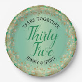 Jade-Papierplatte Pappteller (Vorderseite)