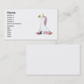 Jade-Pferde Visitenkarte (Vorne/Hinten)