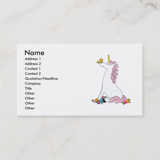 Jade-Pferde Visitenkarte (Vorderseite)