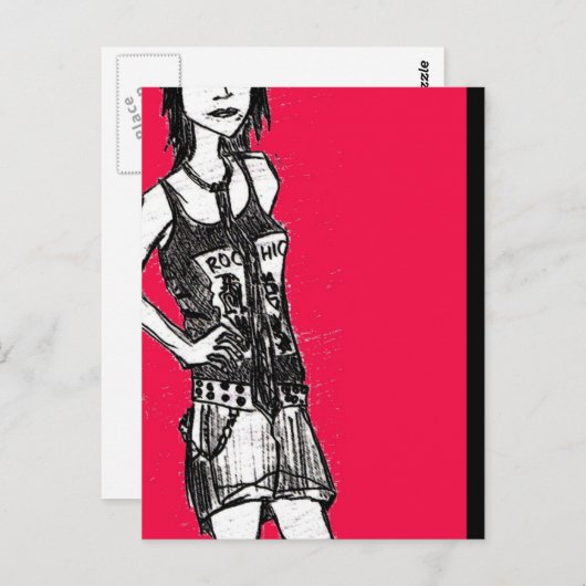 Jade Postcard | EL Postkarte (Vorne/Hinten)