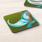 Jade-Rebe-harte PlastikUntersetzer (Set von 6) Untersetzer (Linke Seite)