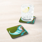 Jade-Rebe-harte PlastikUntersetzer (Set von 6) Untersetzer (Rechte Seite)