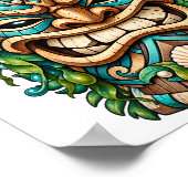 Jade Shell Tiki Poster (Ecke)