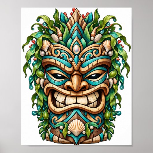 Jade Shell Tiki Poster (Vorne)