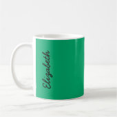 Jade-Solid-Farbe Kaffeetasse (Links)