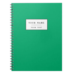 Jade-Spitzenkörper gefärbt Notizblock