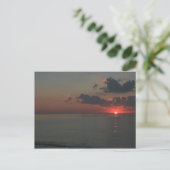 Jade Sunset Postkarte (Stehend Vorderseite)